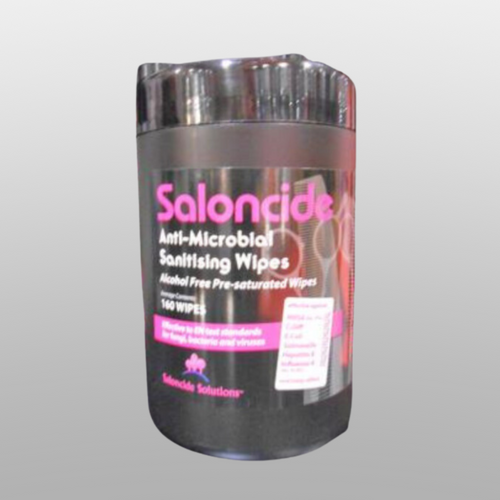 Saloncide wipes - tub 160 sheets